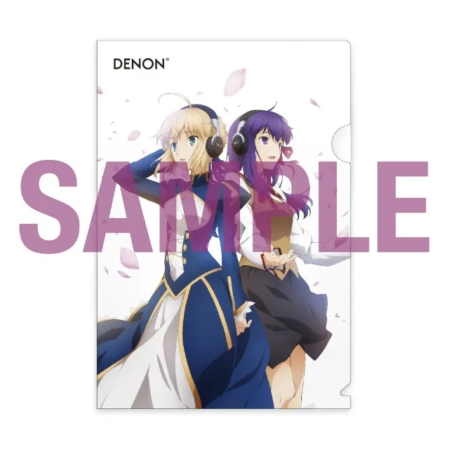 间桐樱 远坂凛 Saber提示音加持-DENON×「Fate / stay night [ Heaven’s Feel ] 」蓝牙耳机推出