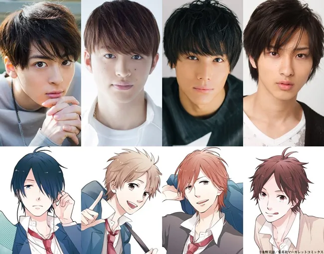 人气少女漫画《虹色时光》将于2018年夏季改编真人版电影,由佐野玲于、中川大志、高杉真宙、横浜流星4人主演!