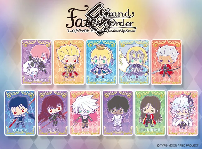 《Fate/Grand Order》周边风格千变万化，这一次轮到三丽鸥来呈现可爱的英灵周边给大家～-绝对领域