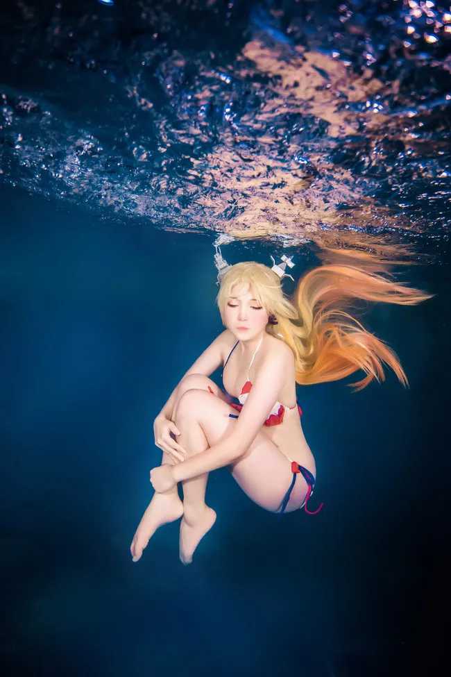 图片[6]-战舰少女R 射水鱼 泳装少女COSPLAY美图欣赏  cn:牛奶丶喵-绝对领域