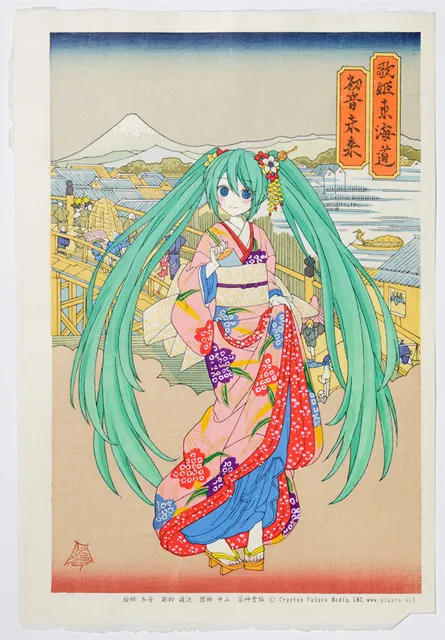 「浮世绘木版画 少女与战车 最终章 大洗美人姊妹图」即将开放购买,古典与现代文化的结合妙不可言