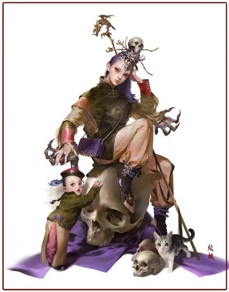图片[3]-天纵世纪原画大咖纹银签享十周年首版画集-绝对领域