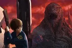 「GODZILLA 决战机动增殖都市x PSYCHO-PASS心灵判官」合作插画，但就算是小朱也打不倒哥吉拉吧！？-绝对领域