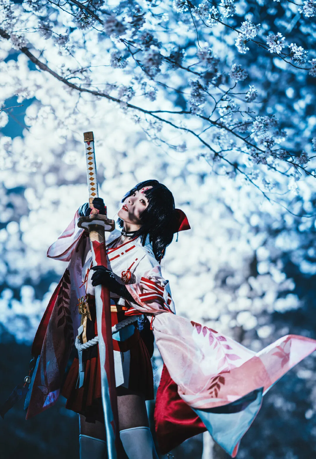 《阴阳师》妖刀姬御神之刃cosplay-绝对领域