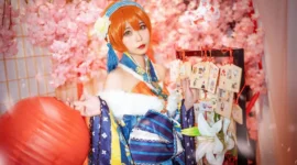 《LoveLive!》 ​星空凛正月和服觉醒 cosplay-绝对领域