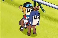 看赛马的观众超过100万人啦！《POP TEAM EPICｘJRA》公开全新动画，声优当然也是分成A＆B两种啰XD-绝对领域