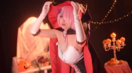 《从零开始的异世界生活》拉姆万圣节cosplay-绝对领域