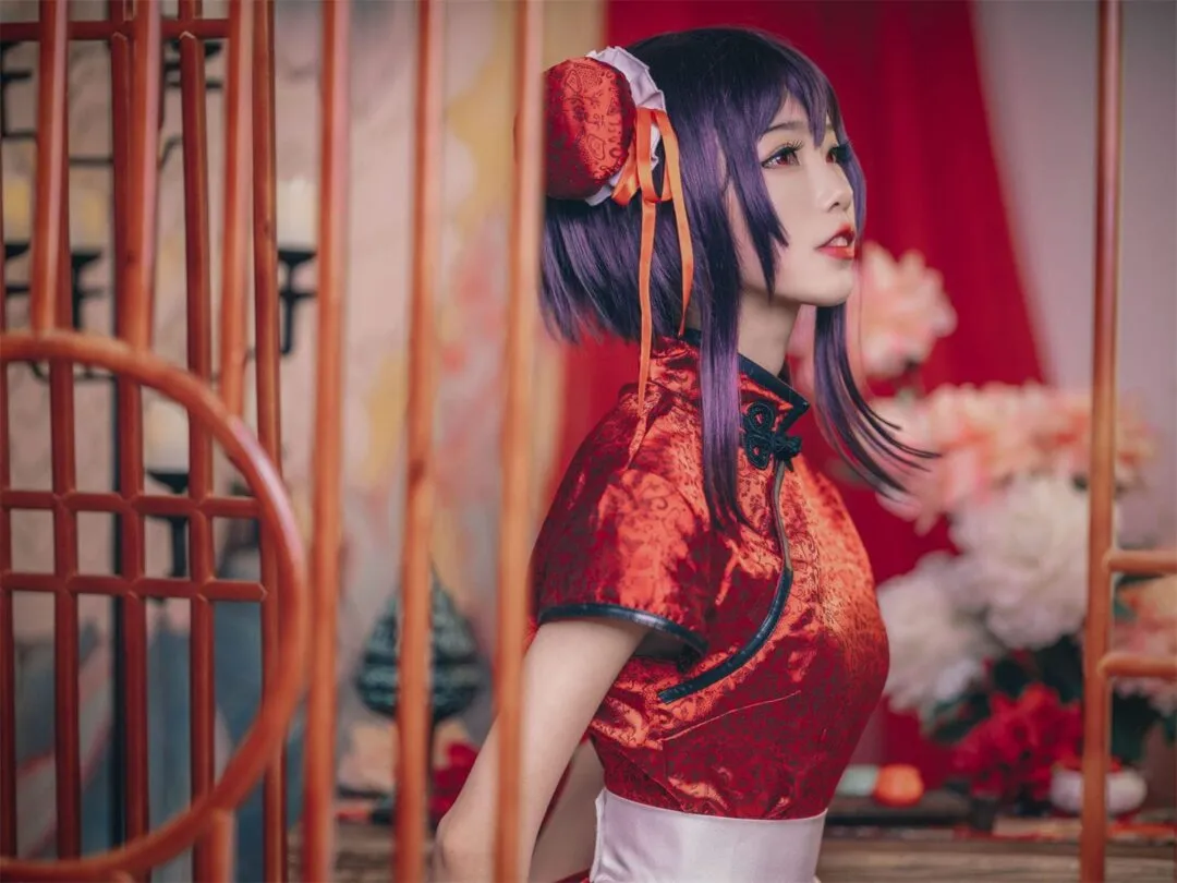 路人女主的养成方法 霞之丘诗羽3cosplay-17