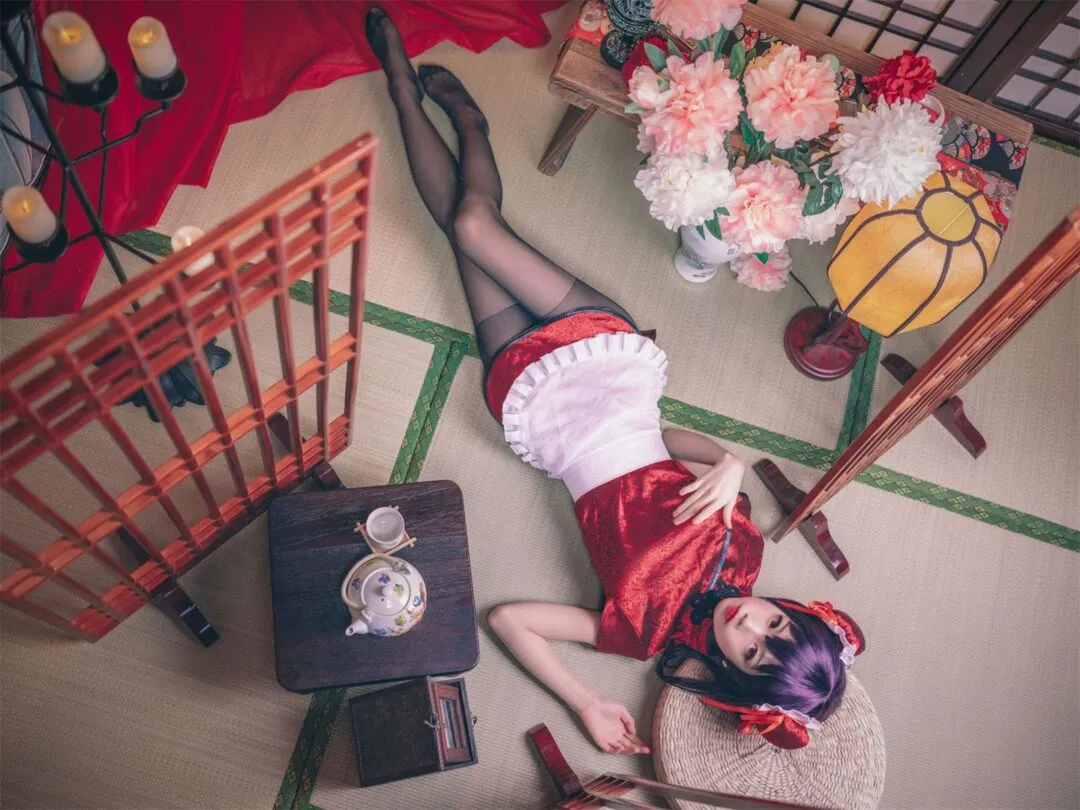 路人女主的养成方法 霞之丘诗羽3cosplay-22