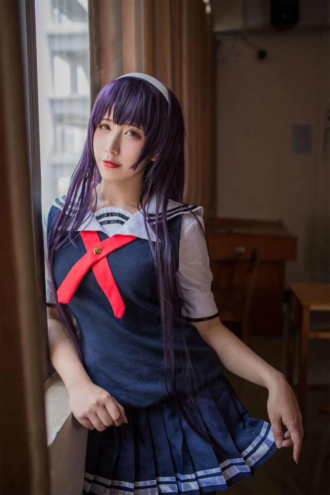 路人女主的养成方法 霞之丘诗羽4cosplay-13