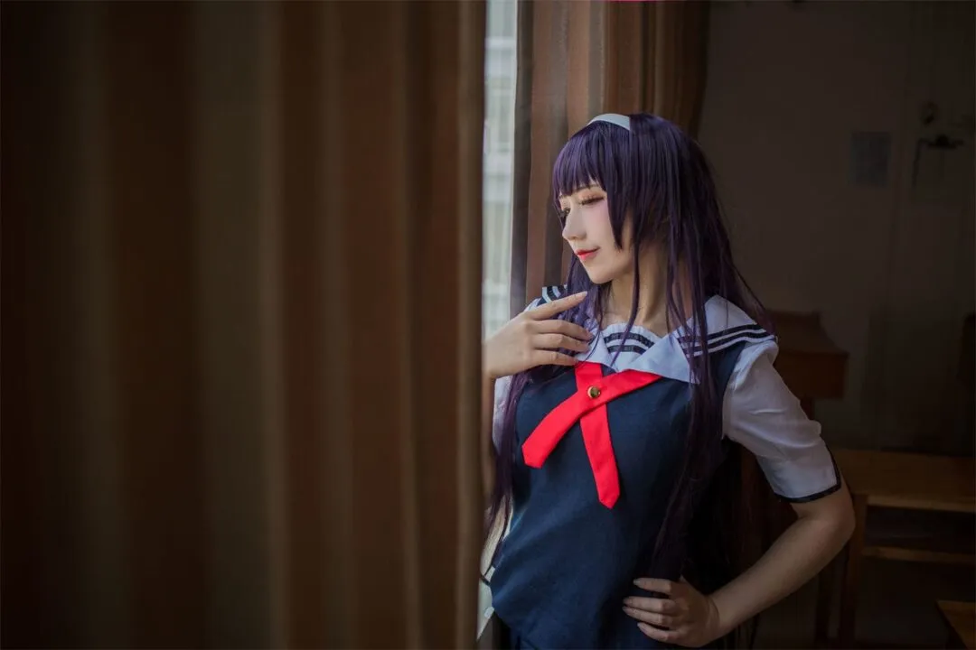 路人女主的养成方法 霞之丘诗羽4cosplay-14