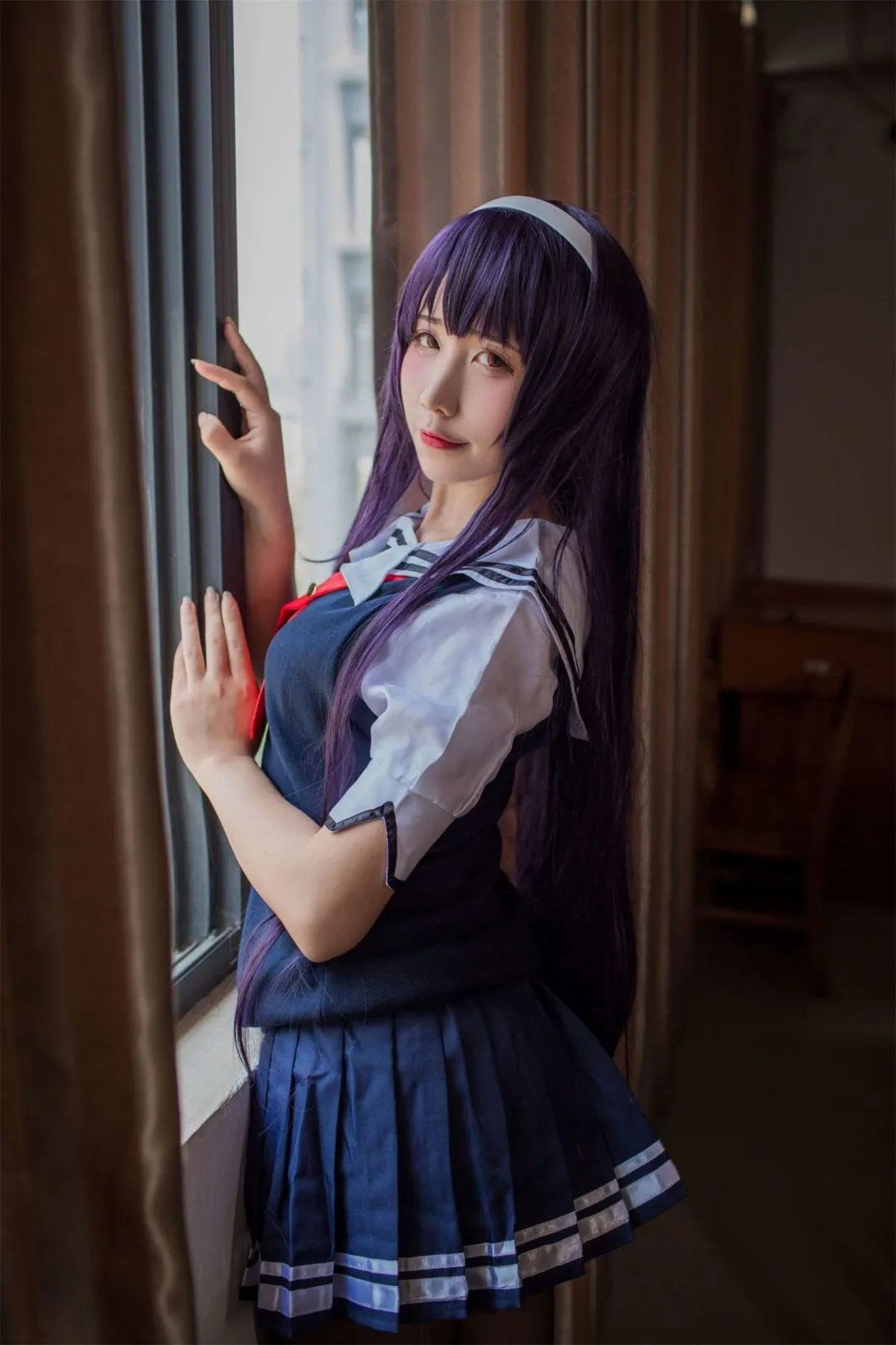 路人女主的养成方法 霞之丘诗羽4cosplay-15