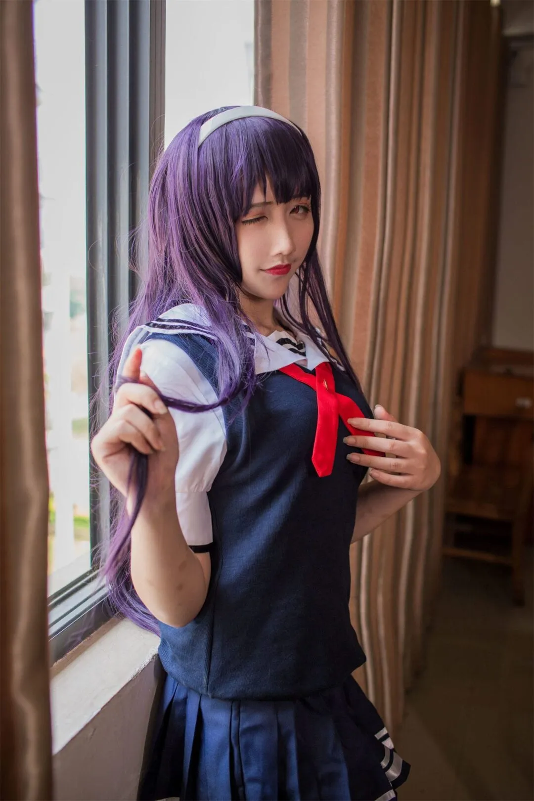 路人女主的养成方法 霞之丘诗羽4cosplay-16