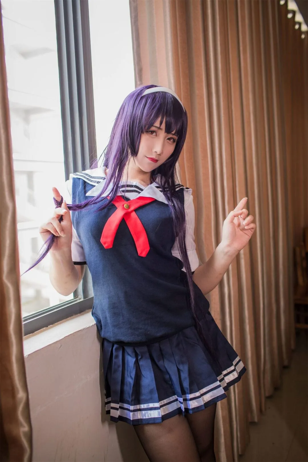 路人女主的养成方法 霞之丘诗羽4cosplay-18
