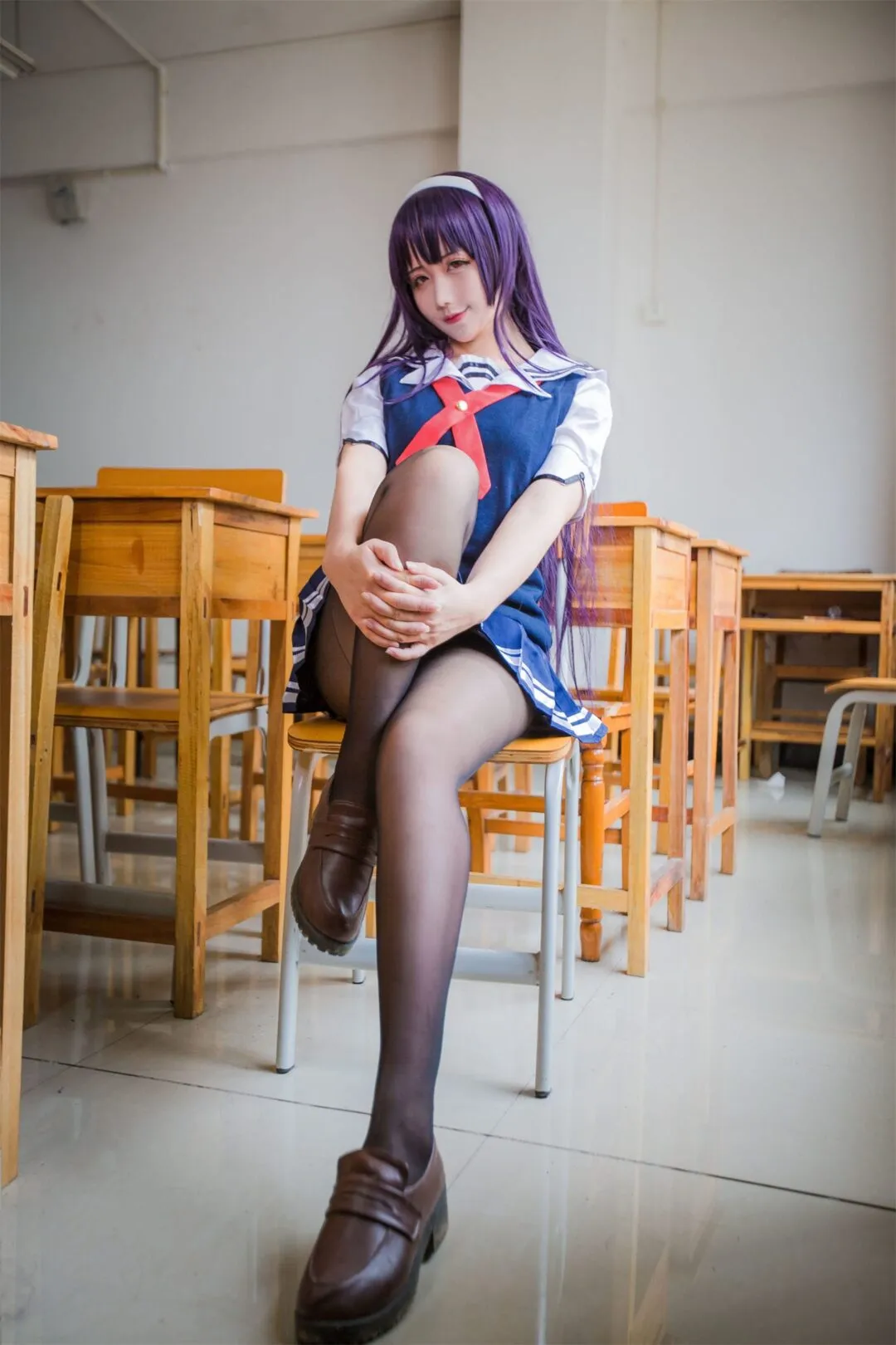 路人女主的养成方法 霞之丘诗羽4cosplay-20
