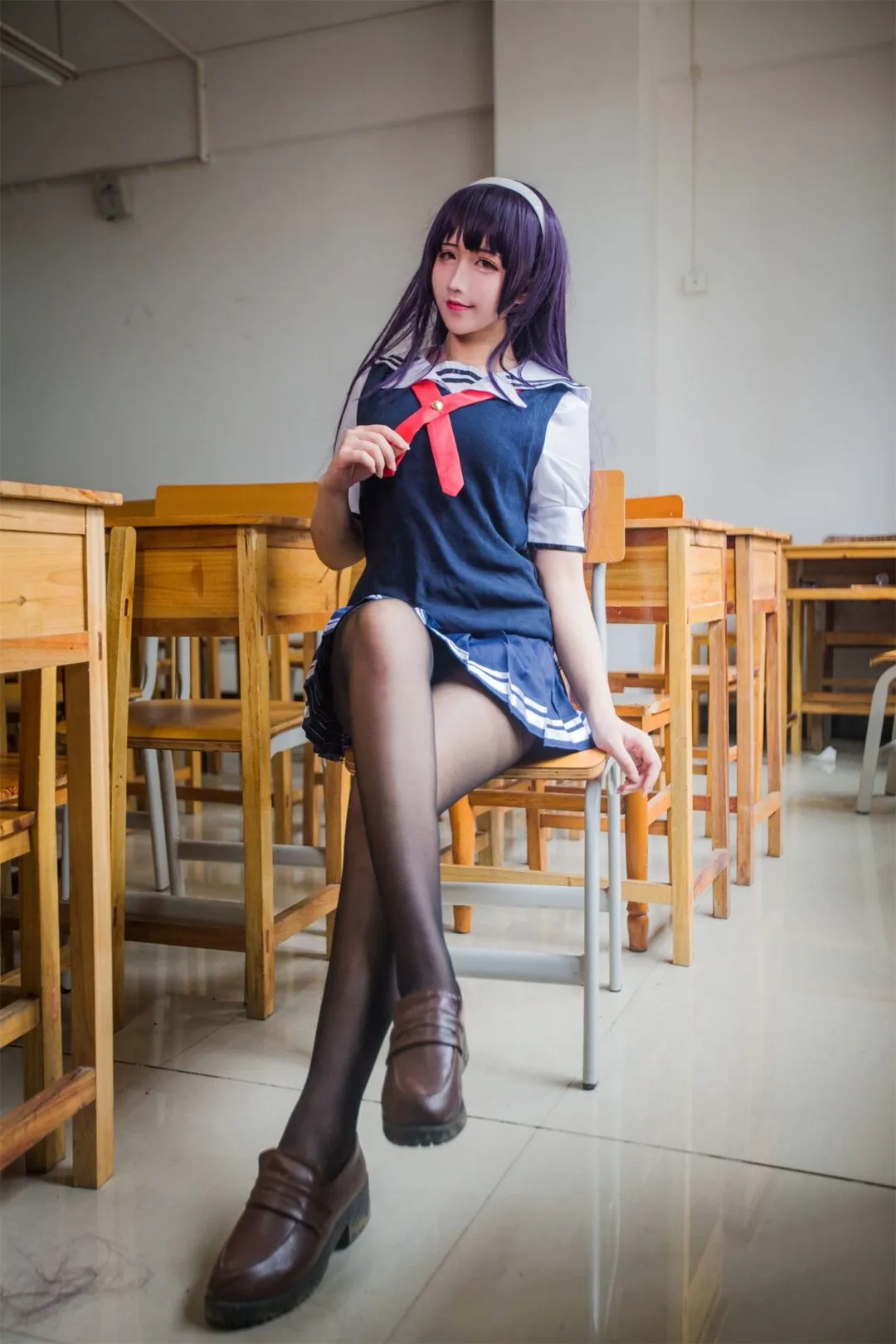 路人女主的养成方法 霞之丘诗羽4cosplay-22