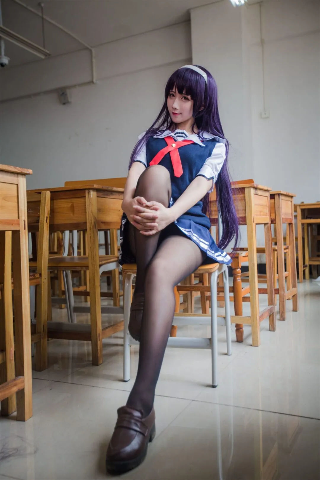 路人女主的养成方法 霞之丘诗羽4cosplay-21