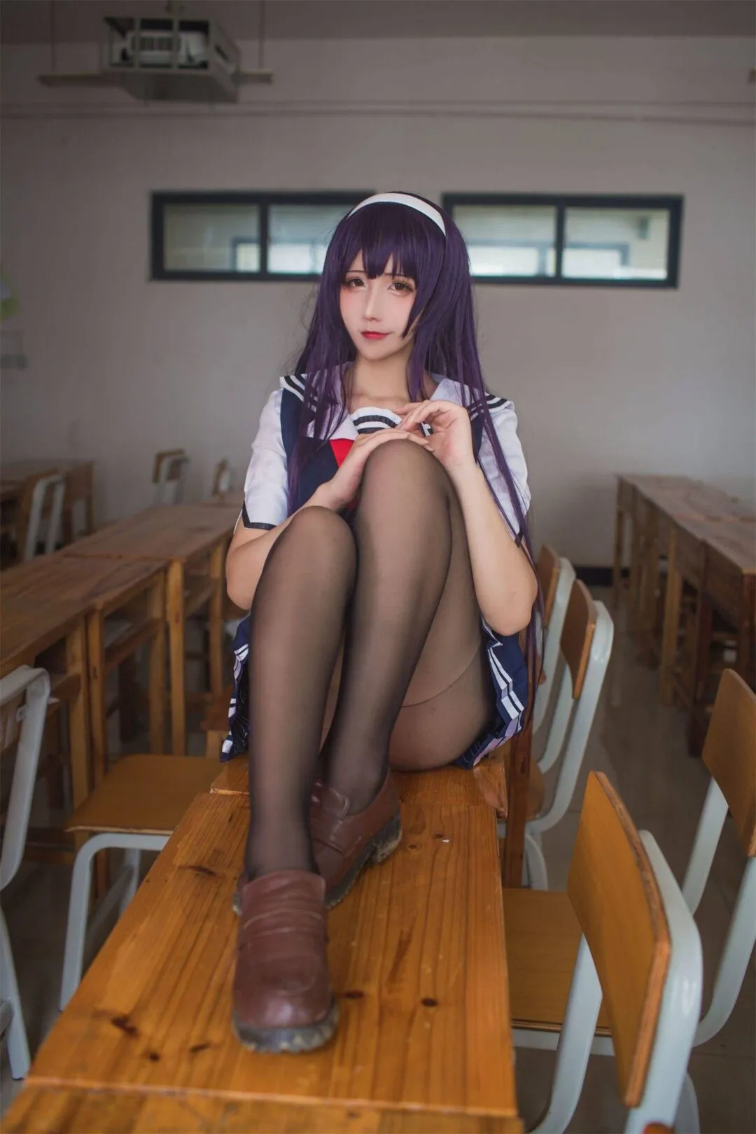 路人女主的养成方法 霞之丘诗羽4cosplay-1