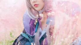 《阴阳师》以津真天cosplay-绝对领域