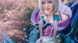 《阴阳师》以津真天cosplay-绝对领域