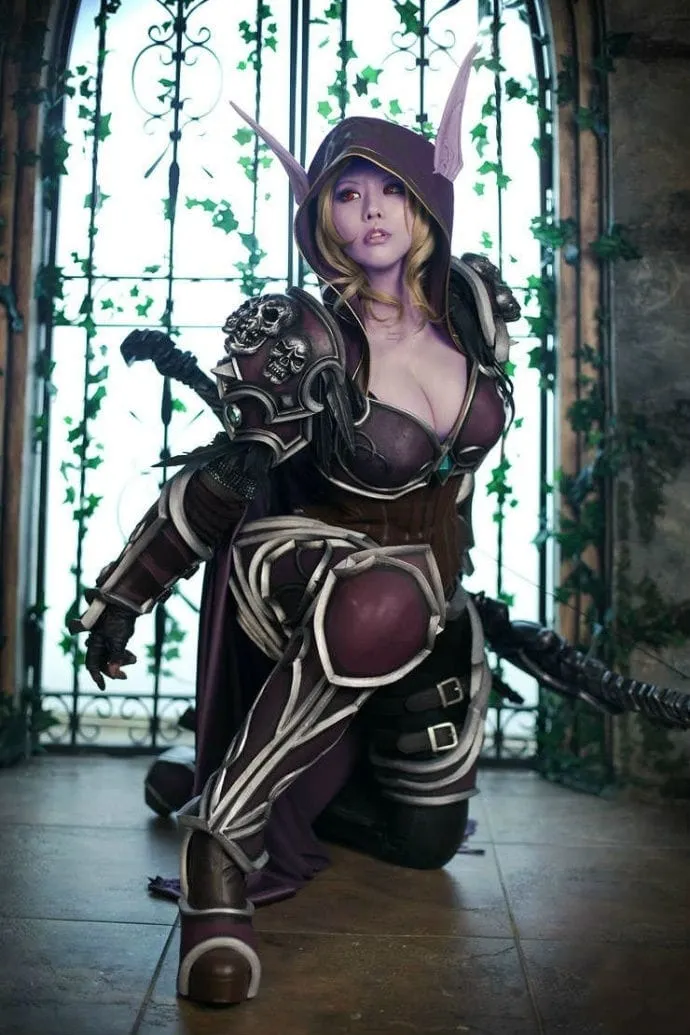 《魔兽世界》希尔瓦娜斯cosplay-绝对领域