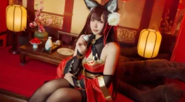 碧蓝航线 天城2cosplay-绝对领域