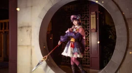 《原神》云堇cosplay-绝对领域