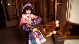 《原神》云堇cosplay-绝对领域