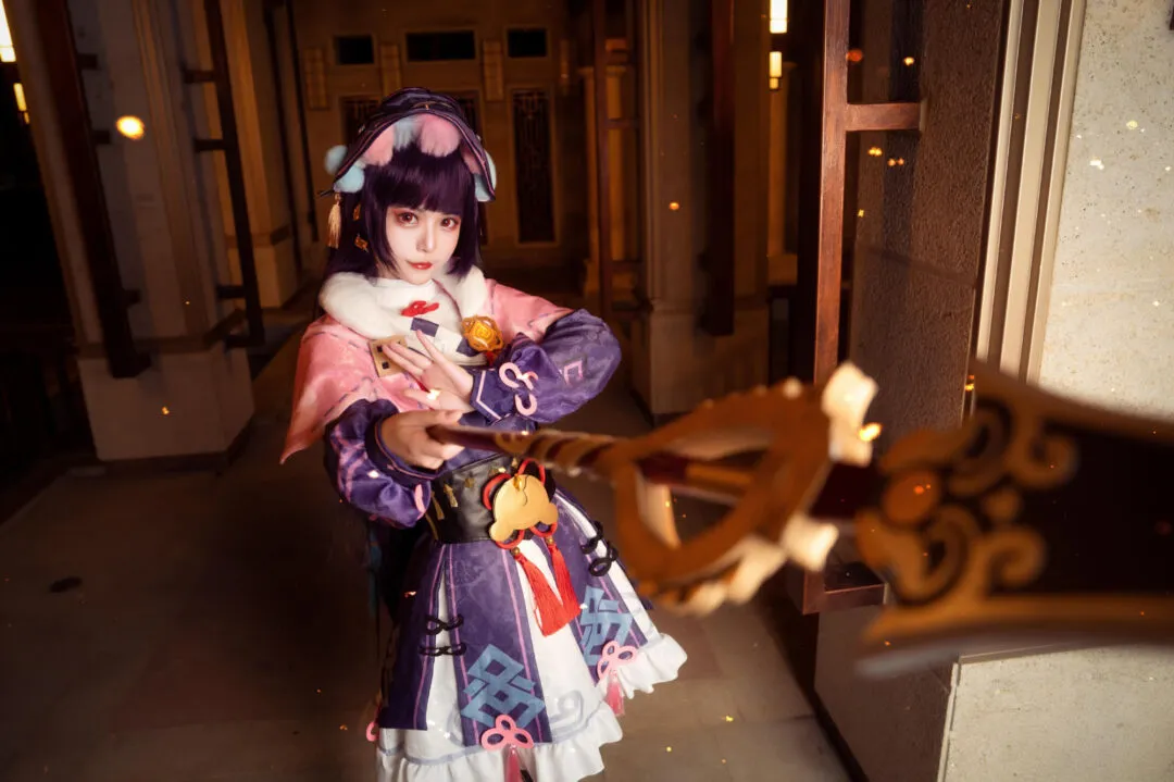 《原神》云堇cosplay-绝对领域