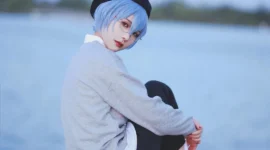 《新世纪福音战士》绫波丽米山舞cosplay-绝对领域