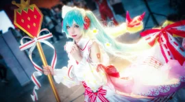 初音未来17周年cos-绝对领域