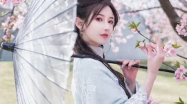古风私影，樱花最美的时刻-绝对领域