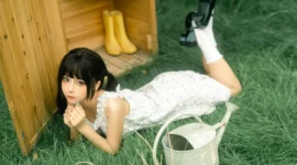 《木箱》少女写真-绝对领域