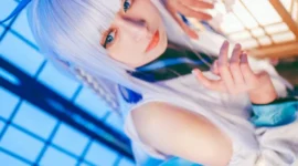 《阴阳师》雪女cosplay-绝对领域