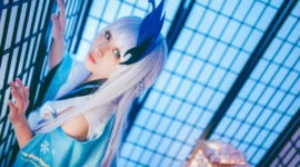 《阴阳师》雪女cosplay-绝对领域