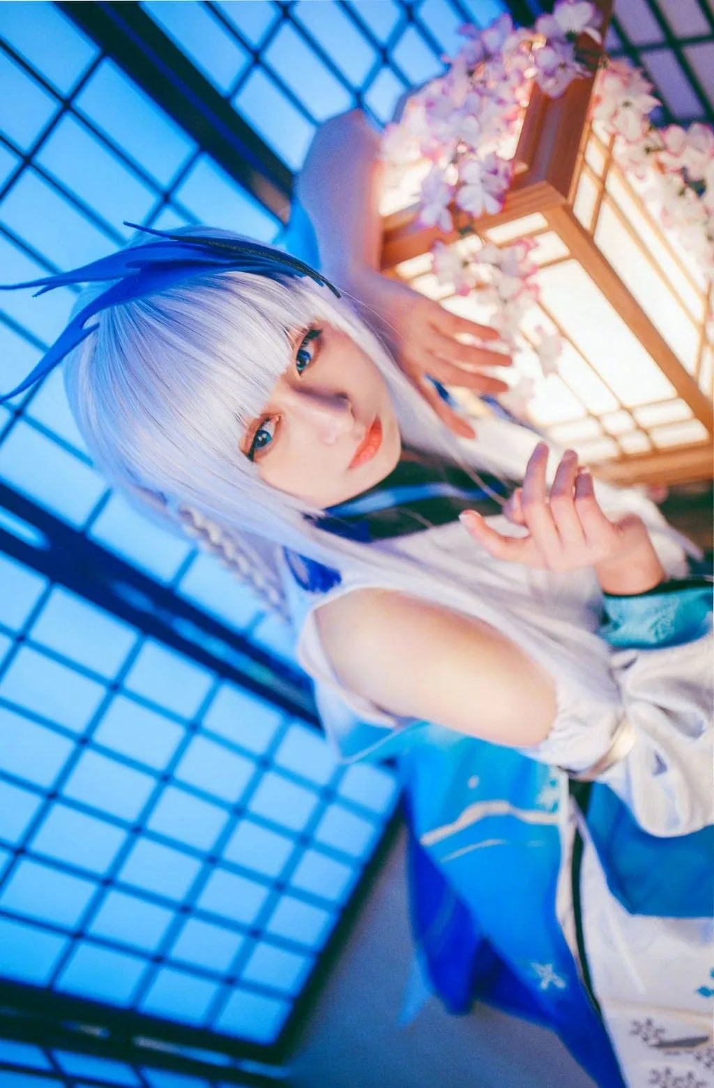 《阴阳师》雪女cosplay-绝对领域