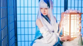 《阴阳师》雪女cosplay-绝对领域
