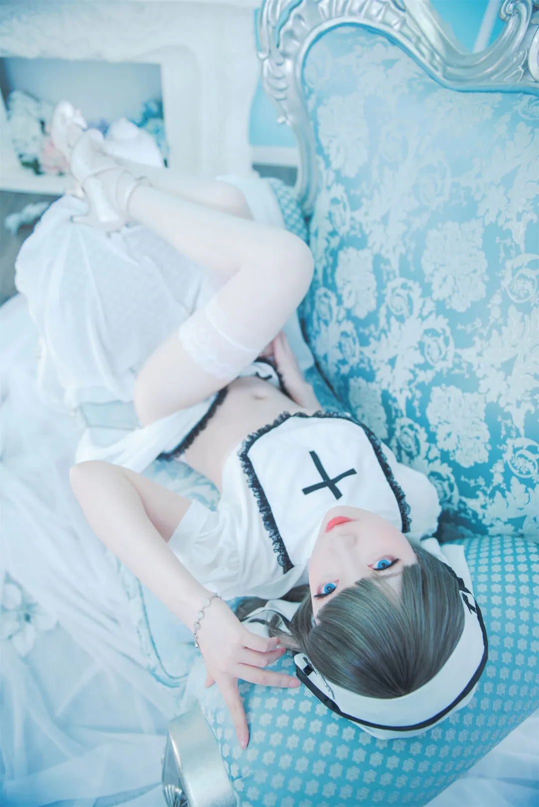 美少女黑丝白丝性感私房写真-11