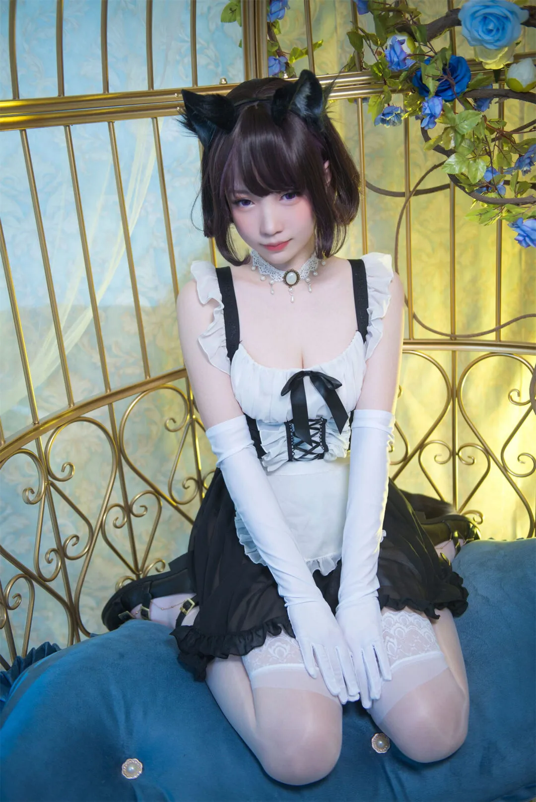 美少女黑丝白丝性感私房写真-14