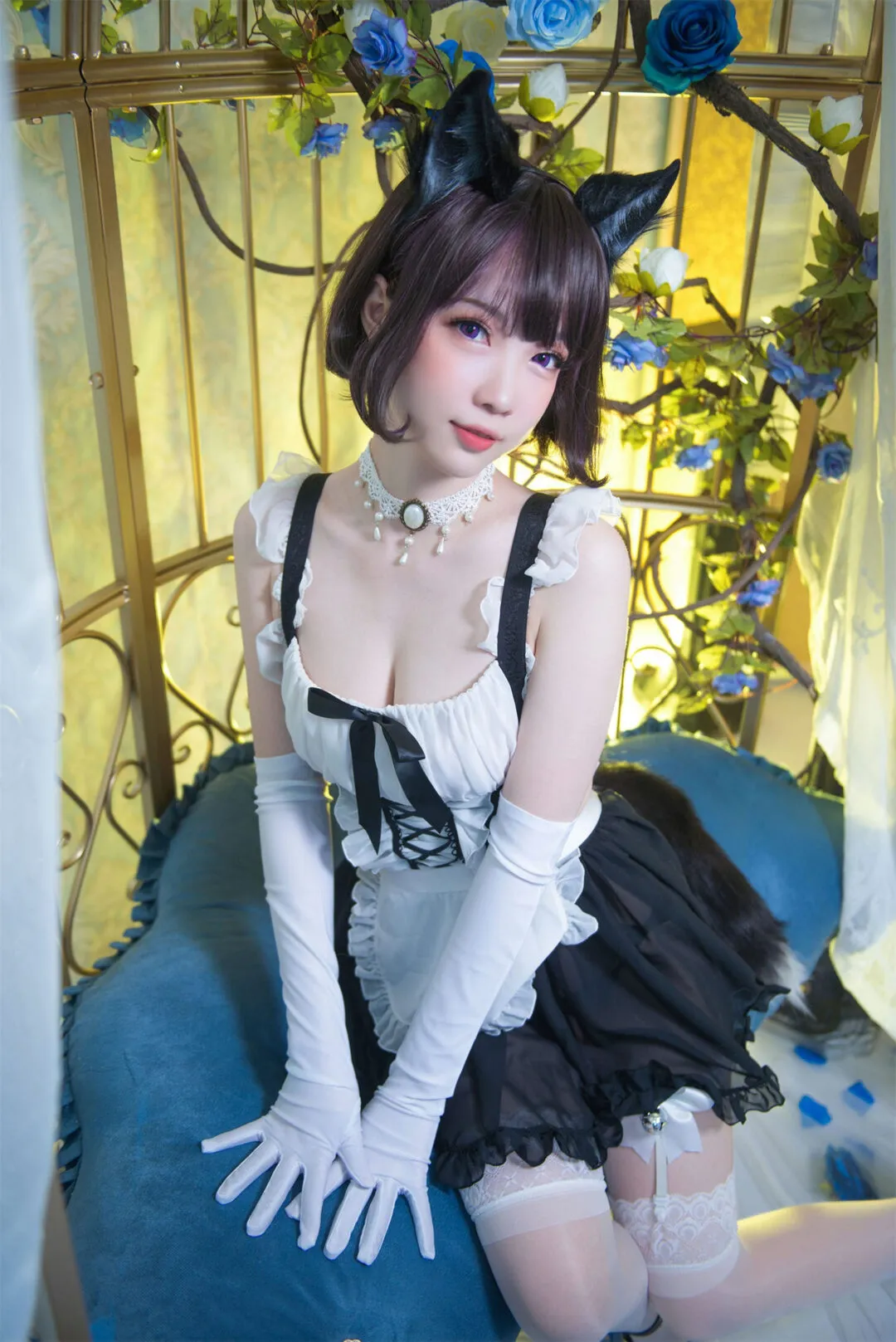 美少女黑丝白丝性感私房写真-13