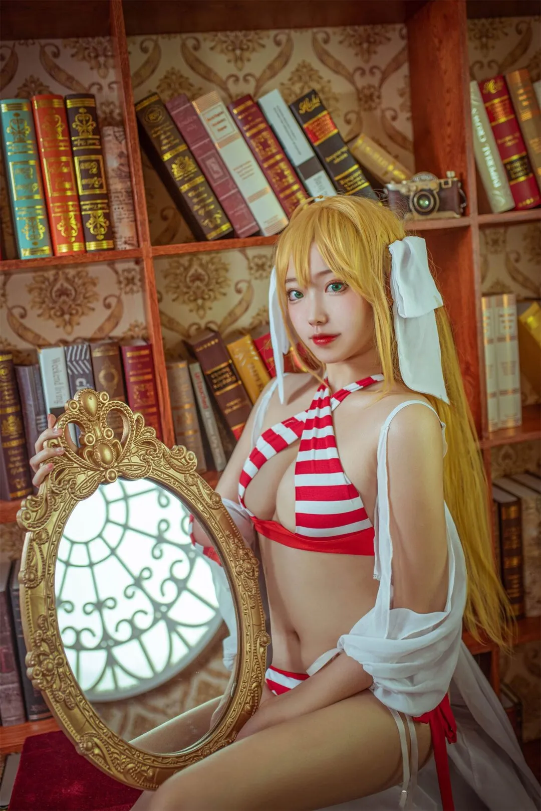 《FGO》尼禄泳衣cosplay-绝对领域