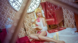 《FGO》尼禄泳衣cosplay-绝对领域