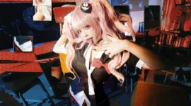 《弹丸论破：希望的学园和绝望高中生》江之岛盾子cosplay-绝对领域