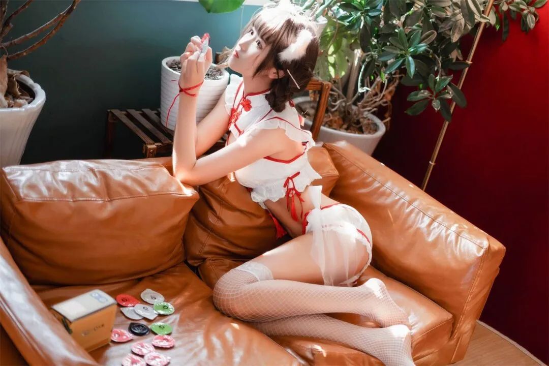 白丝猫耳美少女可爱性感写真-19