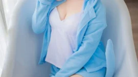 蕾姆蓝色精灵cosplay-绝对领域