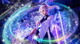 《王者荣耀》上官婉儿天狼绘梦者cosplay-绝对领域