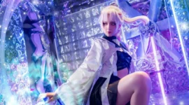 《王者荣耀》上官婉儿天狼绘梦者cosplay-绝对领域