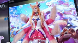《云顶之弈》星之守护者阿狸cosplay-绝对领域