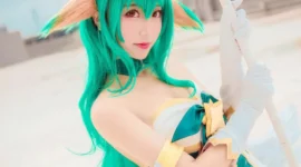 英雄联盟众星之子索拉卡cosplay-绝对领域