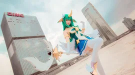 英雄联盟众星之子索拉卡cosplay-绝对领域